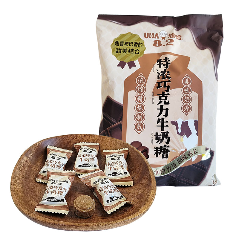 悠哈牛奶糖UHA特浓牛奶糖多口味结婚喜糖零食品袋装1000g高清大图