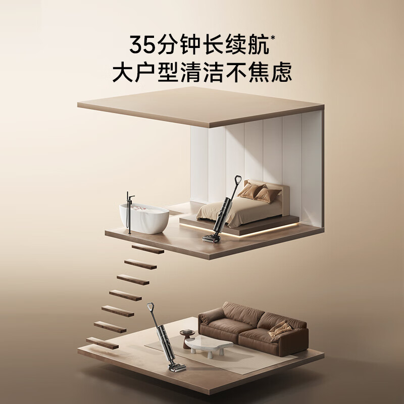 追觅无线家用洗地机G600吸拖一体高清大图