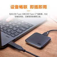 西部数据(WD) 1TB 移动固态硬盘(PSSD)SE新元素 SSD USB3.2接口 小巧便携 坚固防震 兼容Mac