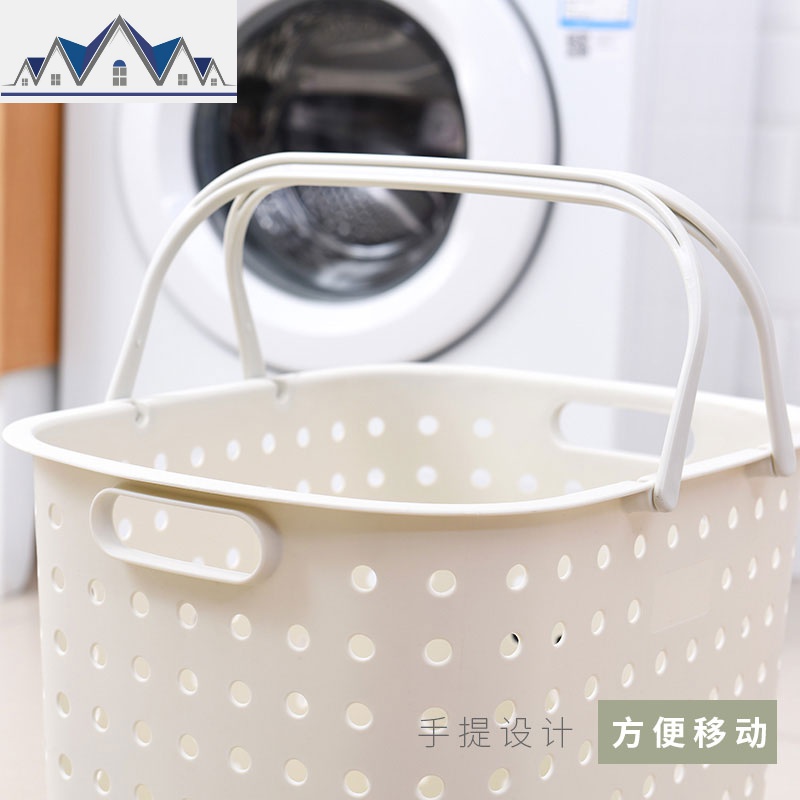 脏衣篮收纳筐塑料家用脏衣服收纳框大号浴室洗衣娄洗衣篮子脏衣篮 三维工匠收纳篮高清大图