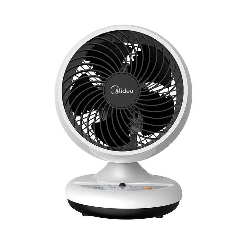 美的(Midea)电风扇 GAC18ER 五叶家用通风空气循环扇智能遥控风扇办公室低噪小台式电风扇宿舍学生 白色图片
