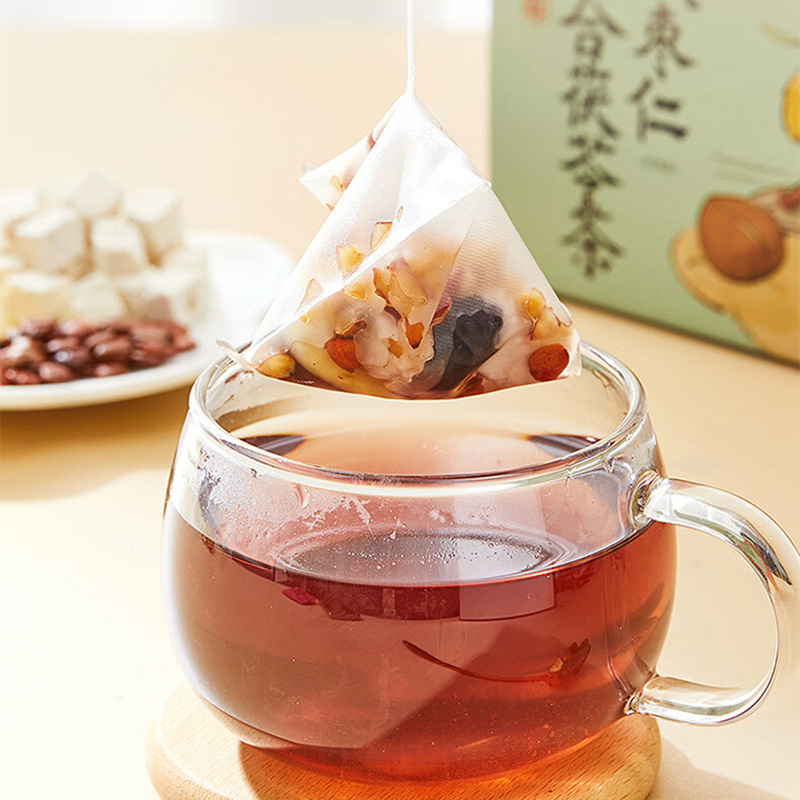 燕之坊茯苓茶香味浓郁清润甘甜即泡即饮盒装酸枣仁百合味75g高清大图