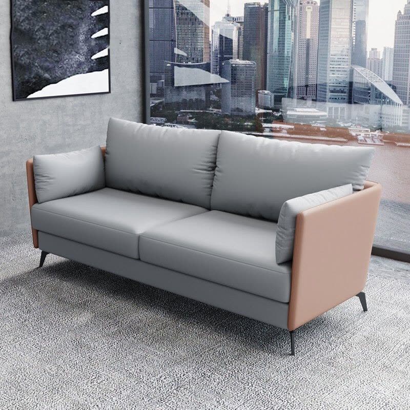 慧采云 办公家具简约时尚办公沙发商务沙发现代沙发会客接待沙发三人位图片