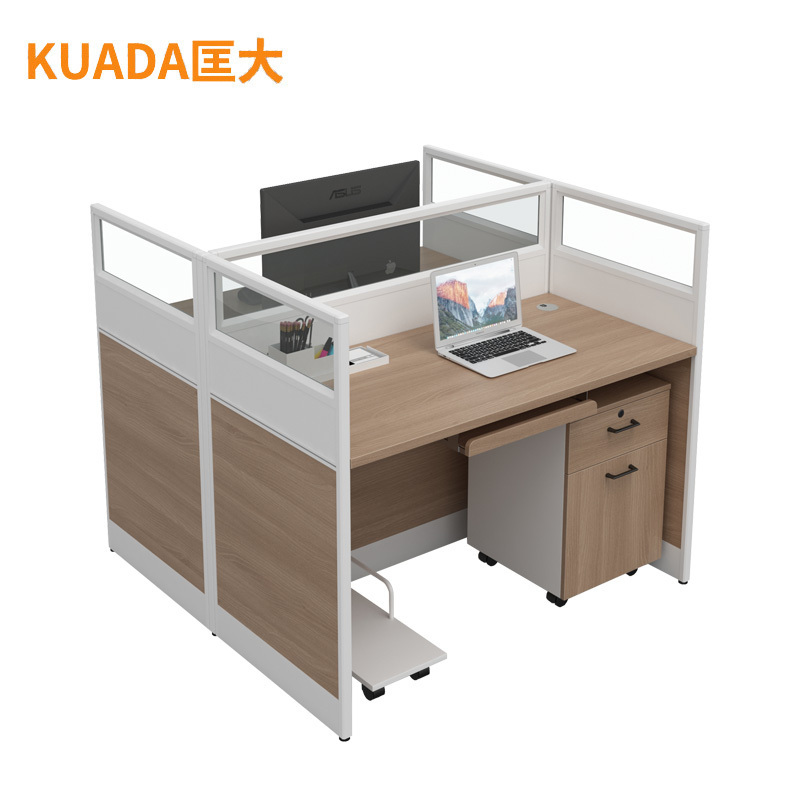 匡大办公桌1.2米双人屏风卡位 KDT-FL688L-2