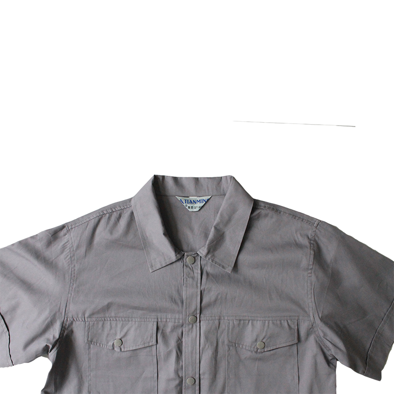 夏季短袖套装工作服高清大图