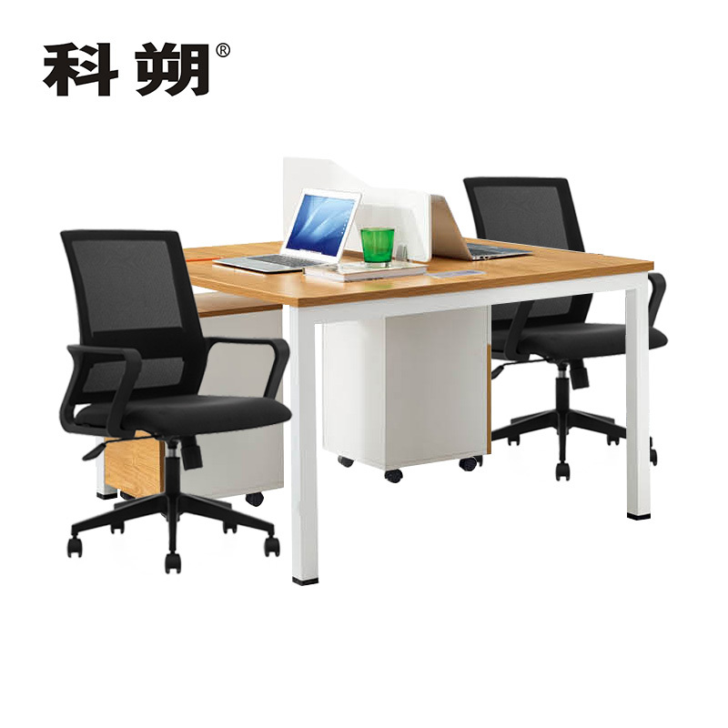 科朔 办公桌职员桌员工桌简约写字台板式办公桌1.2米双人位KSB1240T
