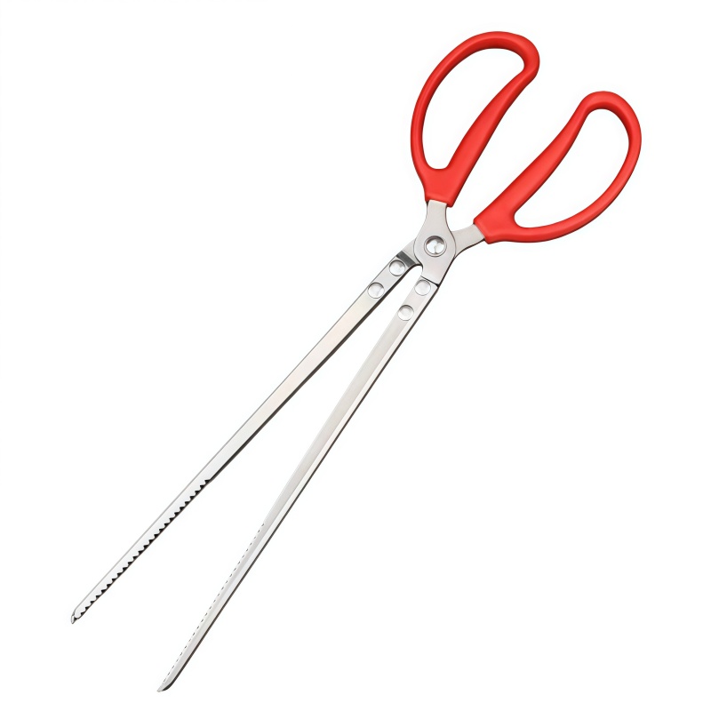 依诺九吉 不锈钢火钳加长钳子取物夹 多型号 把高清大图