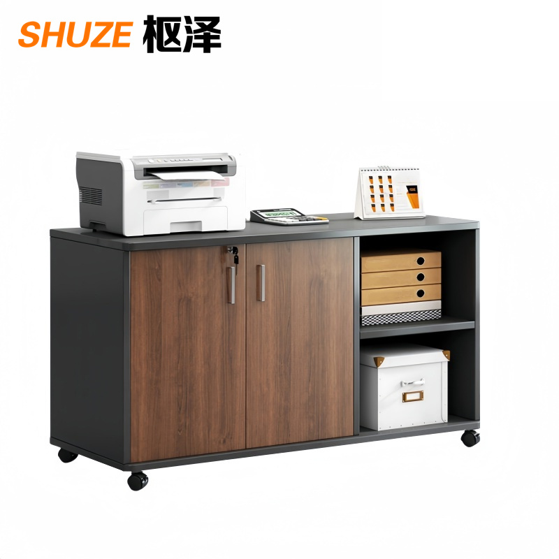 枢泽 文件柜 矮柜 两门两格900*340*590mm 台高清大图