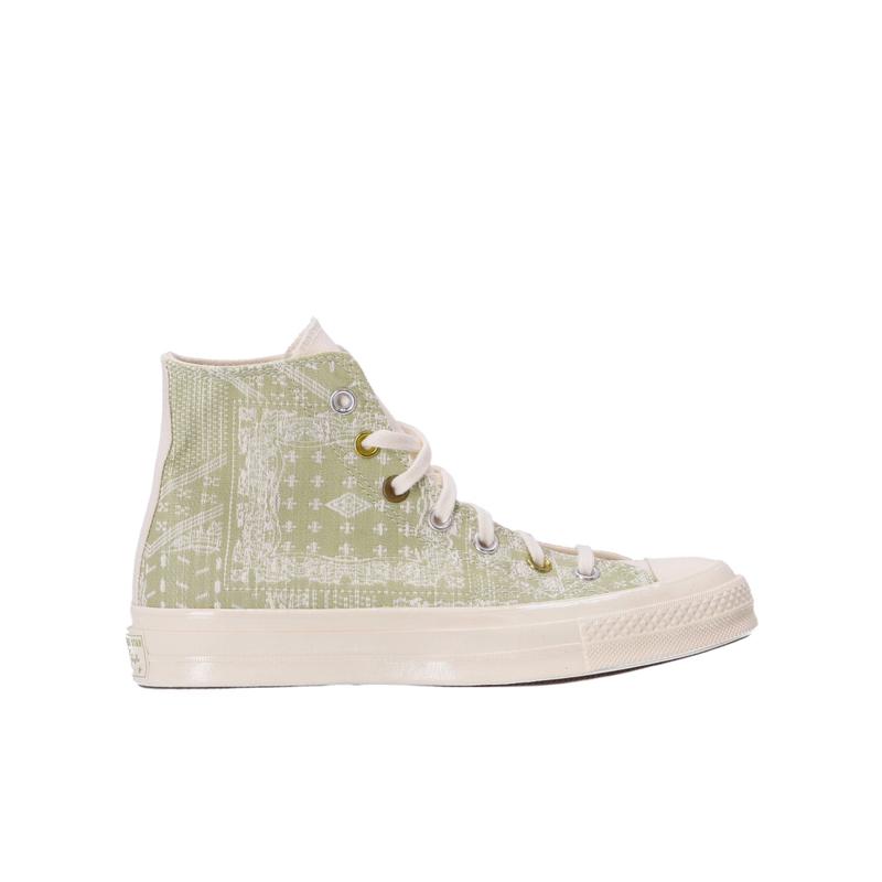匡威(CONVERSE)女款跑步鞋圆头高帮休闲鞋织布鞋面橡胶底运动鞋