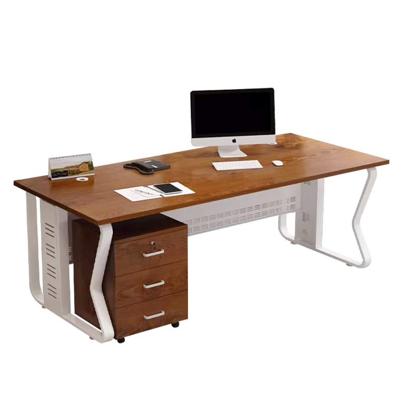 奇桄烁办公桌含活动柜220cm/组高清大图