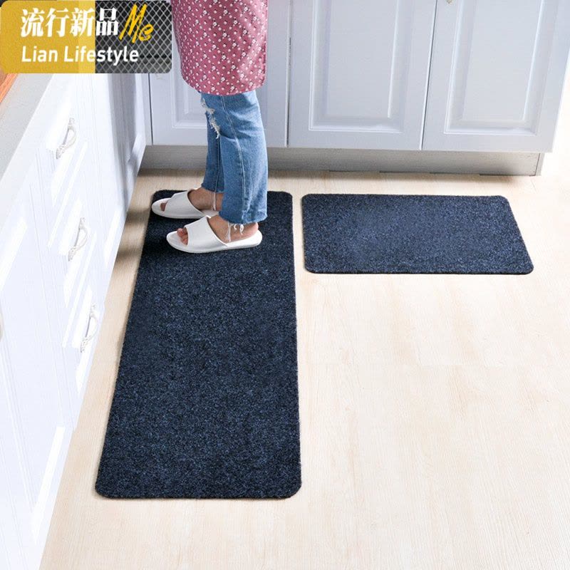 厨房地垫防滑垫防油吸水进地毯垫口脚垫可裁剪家用满铺垫子 三维工匠图片