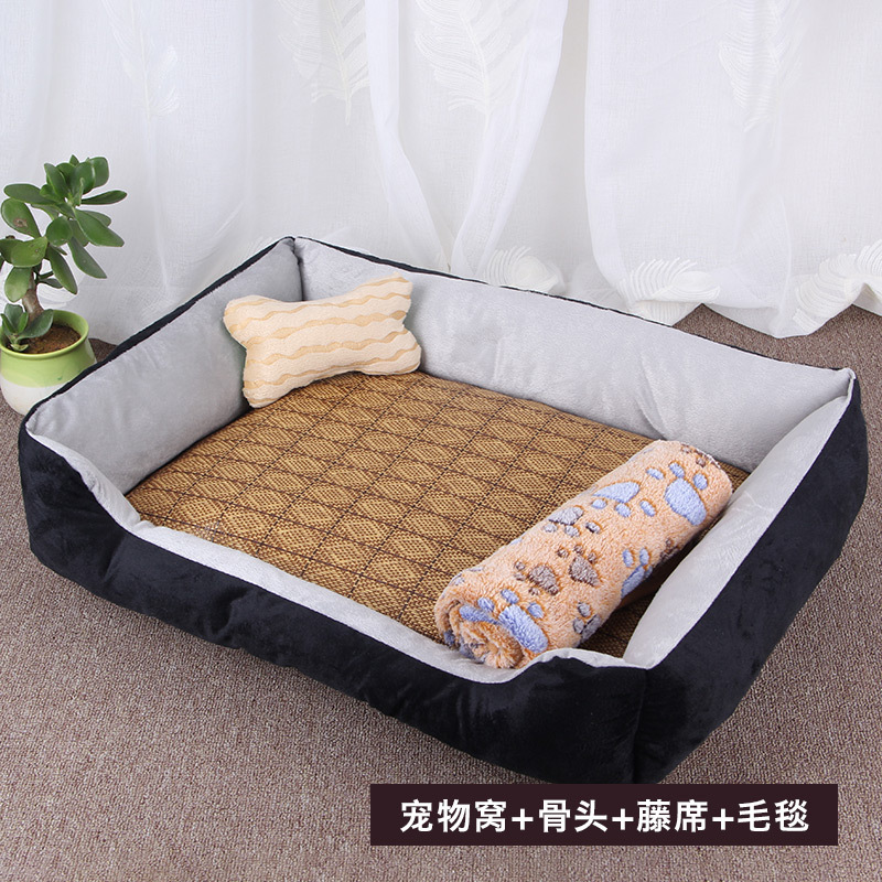 夏季狗窝四季通用猫窝宠物垫子泰迪小型大型犬冬天保暖狗狗用品床