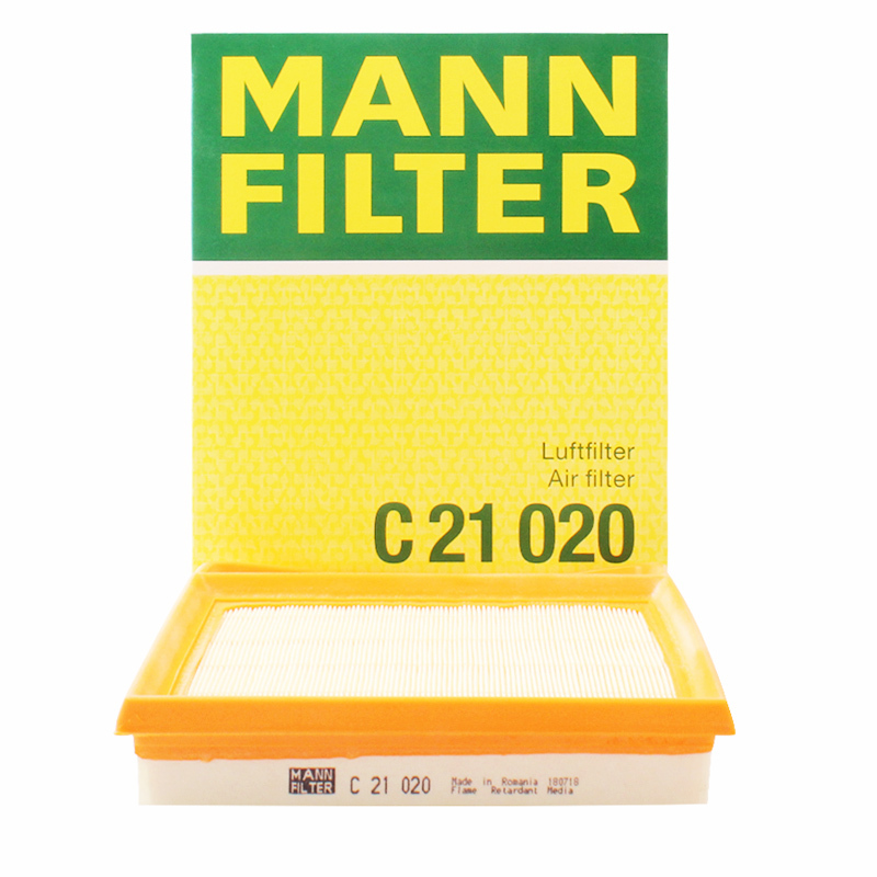 曼牌(MANN)空气滤C21020适配10-16款北京奔驰 E级(W212)/15-19款GLE级(W166)装2个