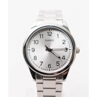 CASIO 秒种草男士石英腕表金属表带商务简约日韩风格表盘