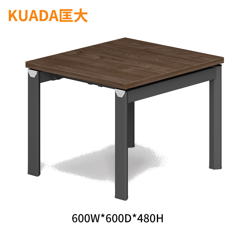 匡大 办公家具钢木方茶几沙发茶几600*600*480高清大图