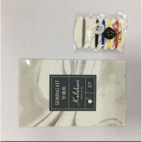 大卫一次性酒店用品片装白卡6线2针2扣入袋