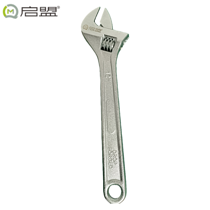 启盟 镀铬活动扳手活口扳手12英寸 12英寸300mmQM-6012 把高清大图