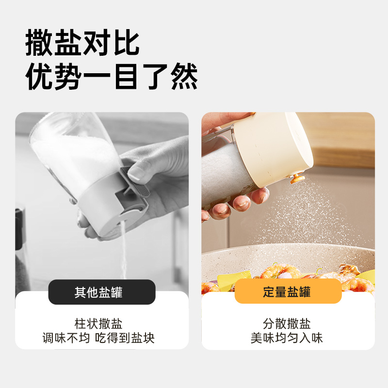 炊大皇定量盐罐 绿色YG02DL高清大图