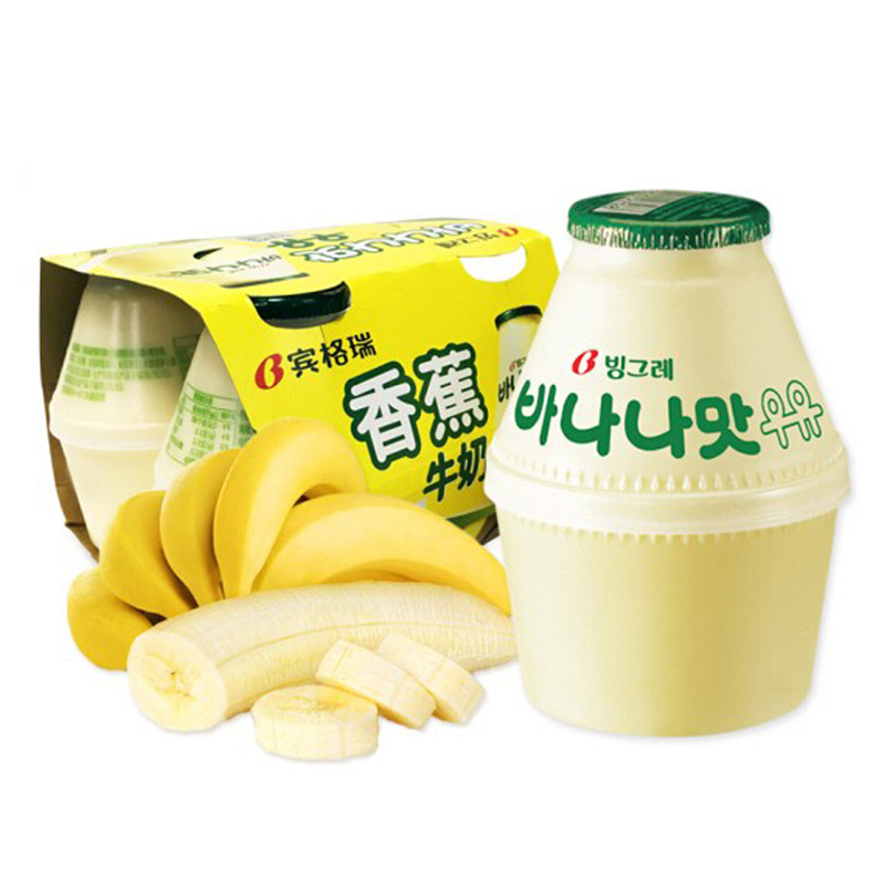 宾格瑞 香蕉味牛奶饮料238ml*4(每周四发货)