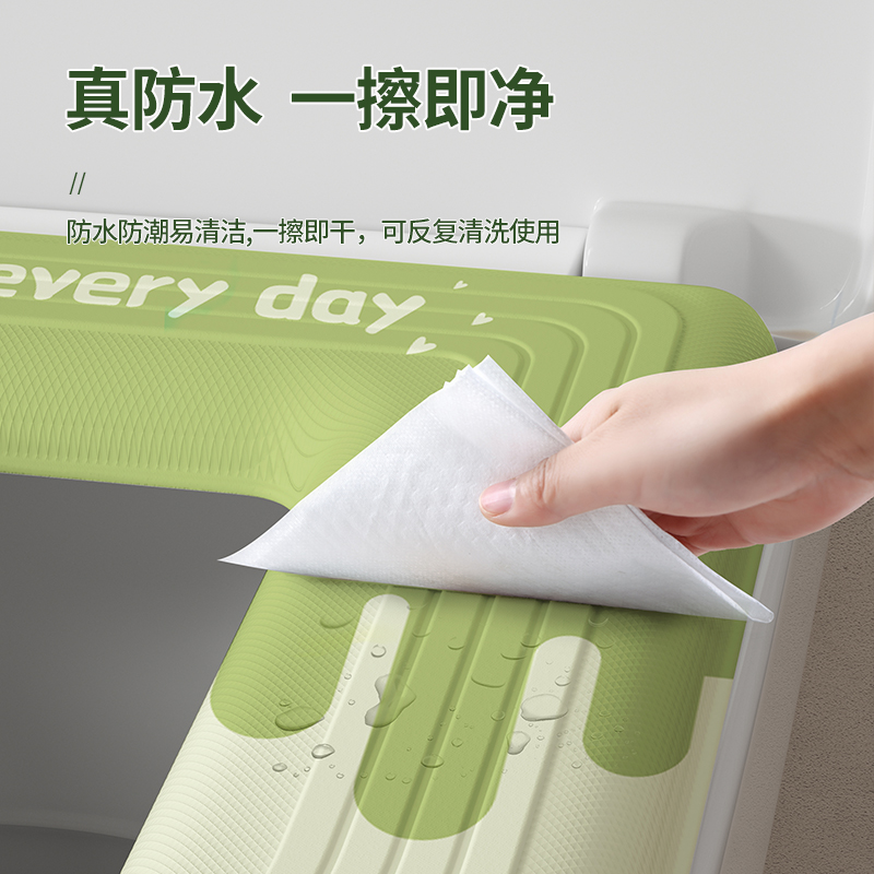 [补贴10%]马桶坐垫四季通用座圈家用2024新款夏季粘贴式防水免洗坐便器垫子高清大图