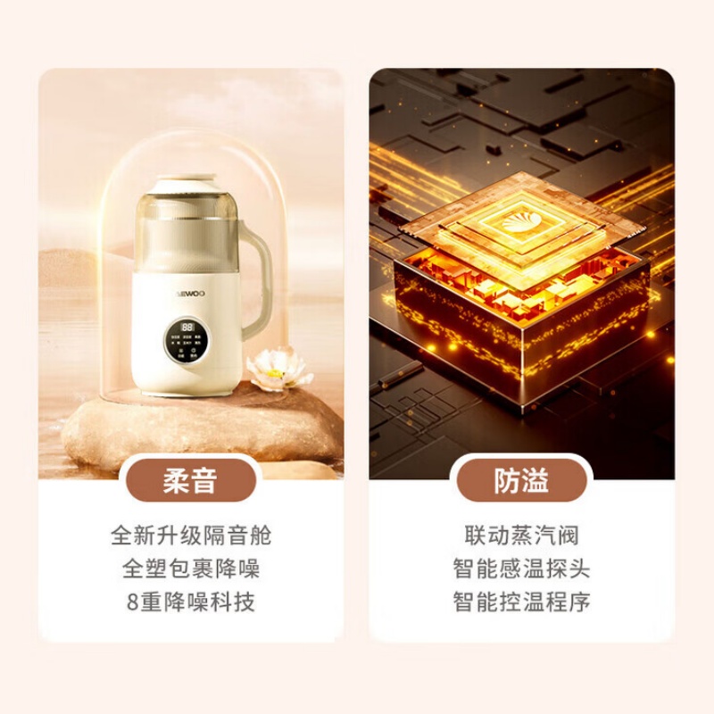 大宇(DAEWOO)破壁机 豆浆机 DY-SM13 紫色(单位:个)高清大图