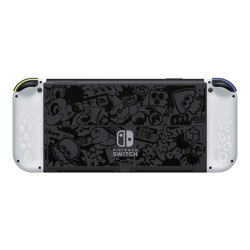 任天堂(NINTENDO) Swicth NS掌上游戏机OLED主机 日版喷射战士3限定机,续航加强版便携家用掌机