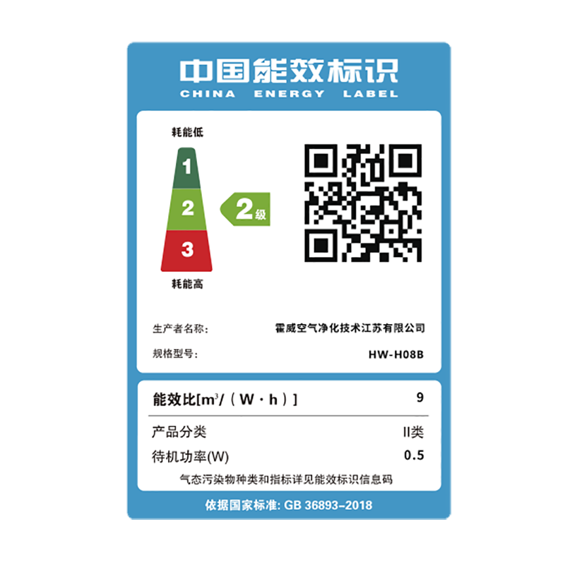 霍尼韦尔空气净化器HW-H08B 除甲醛 过敏原 PM2.5 二手烟 适用面积98㎡高清大图