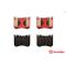布雷博(brembo)前片.陶瓷P50095N适配14-19款奔驰S-Klasse/13-16款奔驰SL级3.5/3.0