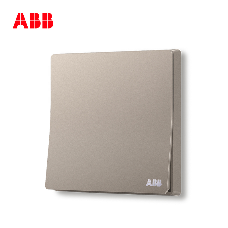 ABB开关插座轩致朝霞金 一位一开中间中途三控多控开关AF119-PG