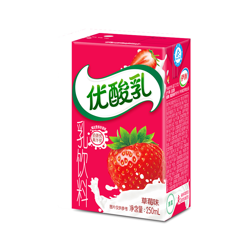 伊利草莓优酸乳250ml