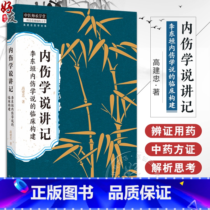 内伤学说讲记李东垣内伤学说的临床构建 高建忠 内伤体系于方证案内伤学说的学习 中国中医药出版社978751328 [正版高清大图
