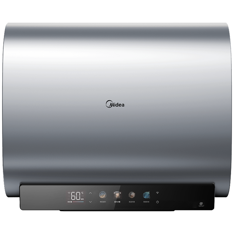 美的(Midea)60升超薄扁桶电热水器双胆双管3300W家用一级能效镁棒免换速热F60-33UD6(HE)高清大图