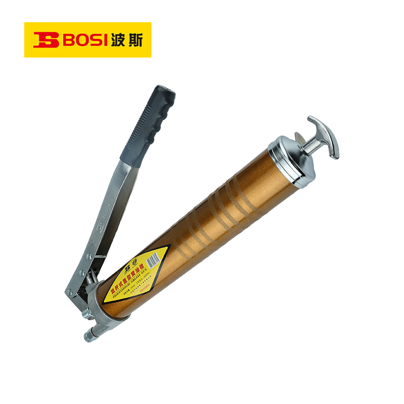 波斯(BOSI)双杆式重型黄油枪(600cc)支高清大图