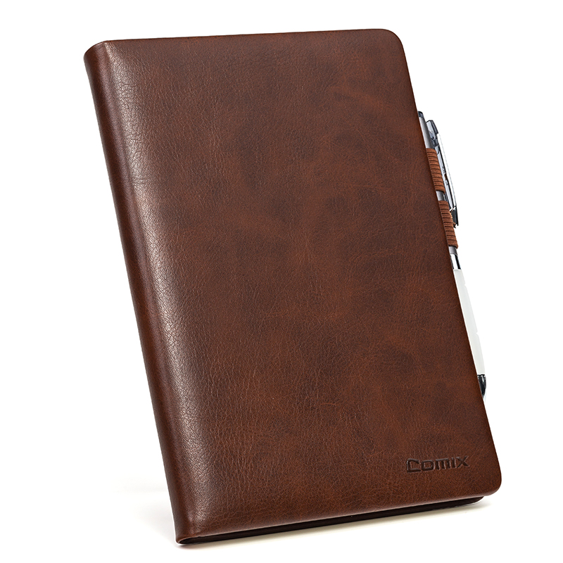 齐心 C5708 简合皮面本 A5 120张 棕高清大图