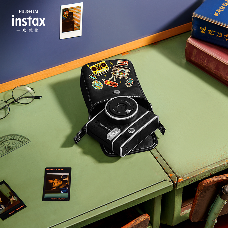 富士(FUJIFILM)INSTAX 一次成像相机 立拍立得 胶片相机 mini40一世风靡礼盒 套餐四(含60张相纸)