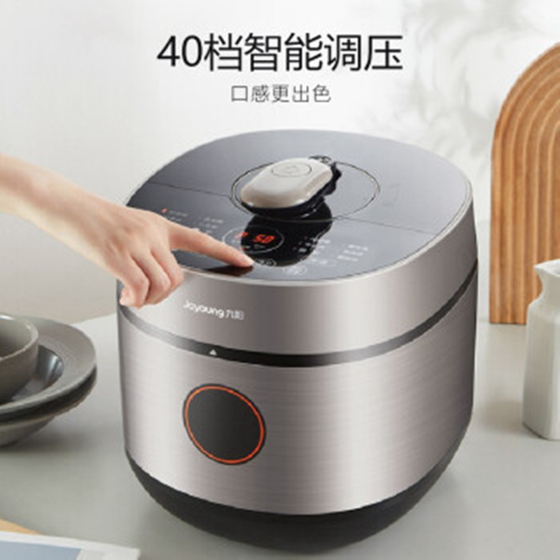 九阳(Joyoung) 电压力锅 Y-60A7家用高压锅6升多功能电饭煲3-6人双球胆智能预约触屏压力调节煮饭煲汤压力煲