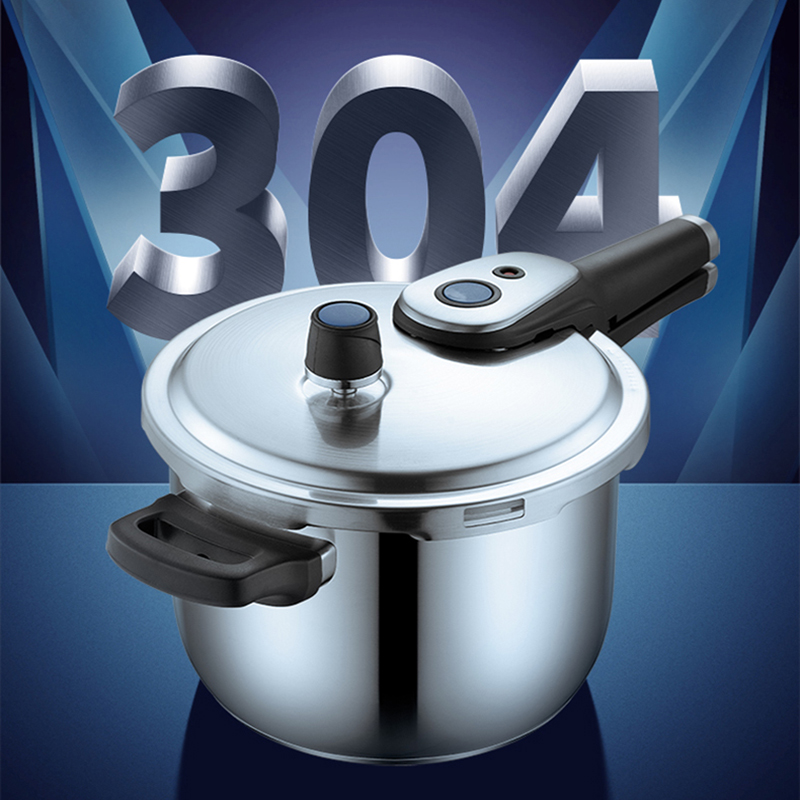 爱仕达高压锅304不锈钢家用燃气电磁炉通用防爆压力智芯▪ 不锈钢压力锅官方旗舰正品 YS20D1J 20cm高清大图