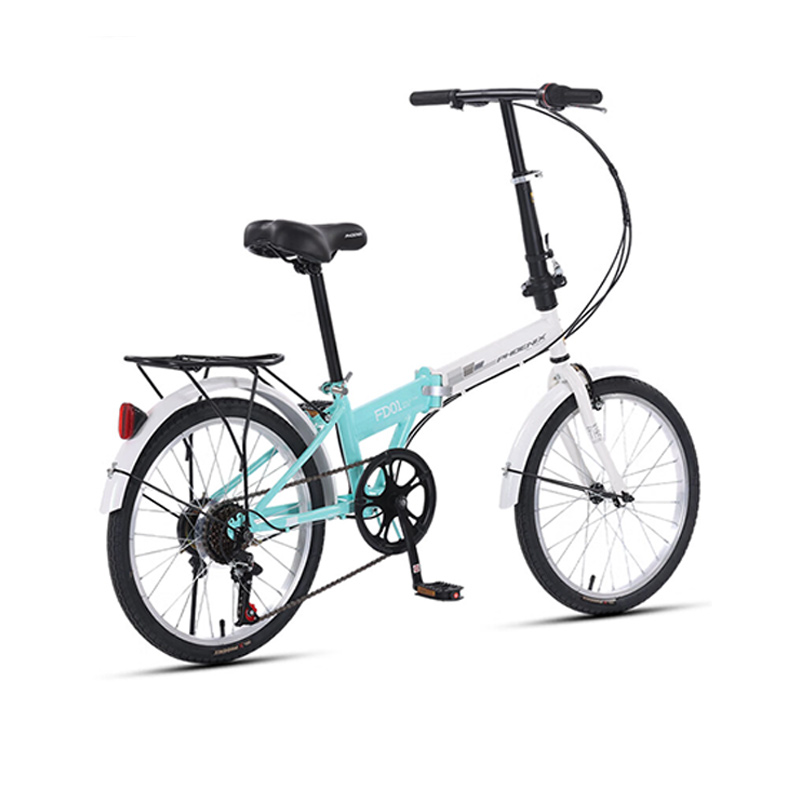 凤凰(PHOENIX) 20寸 单7速折叠自行车-新优雅高清大图