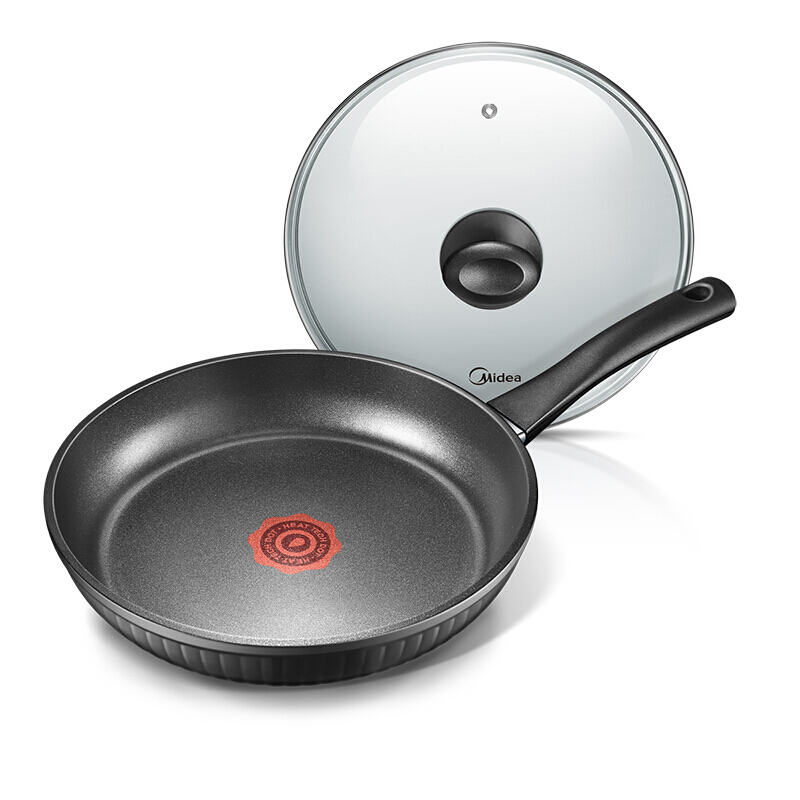 美的(Midea) 煎锅26cm加厚热复底不粘聪明眼平底锅炒锅炊具CJ26FRY303