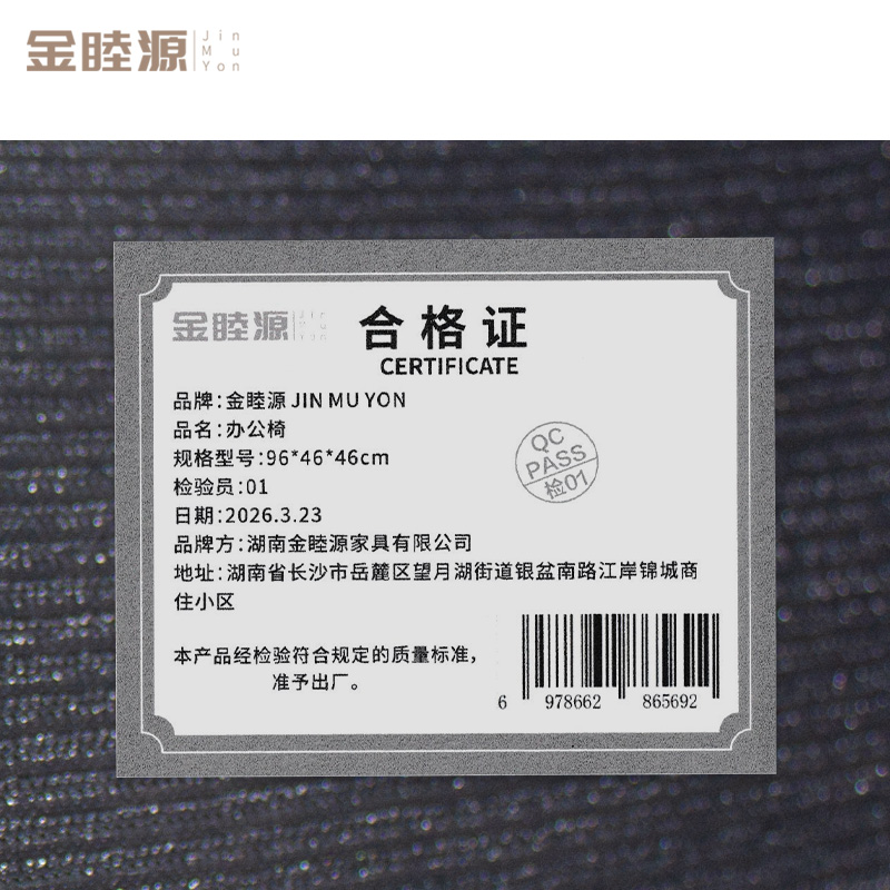 金睦源 JIN MU YON 办公椅 96*46*46cm 张高清大图