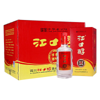 江口醇老味道浓香型白酒38度500ml*6瓶整箱装