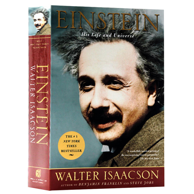 [正版] 爱因斯坦传 英文原版 Einstein His Life and Universe 爱因斯坦传记和相对论 英文