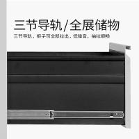 豫亨办公家具卡箱文件柜四斗挂捞柜钢制办公矮柜抽屉式挂快劳铁皮档案柜资料柜桌下柜财务资料柜活动柜四抽卡箱挂劳柜