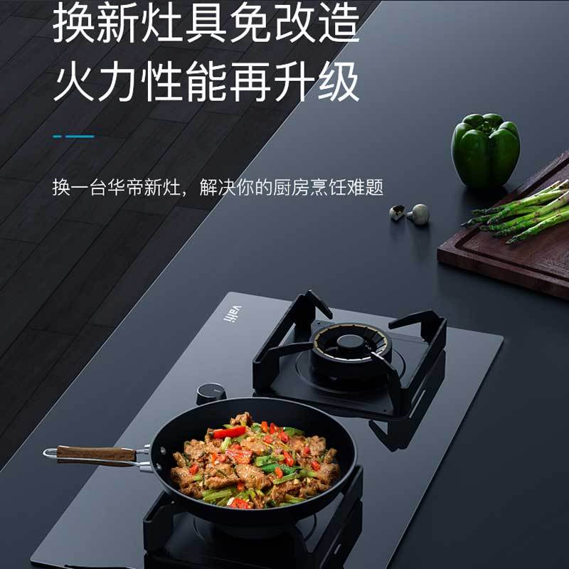 华帝(vatti)燃气灶自营 液化气灶双眼灶 嵌入式灶台嵌两用单灶具 5.0KW大火力离子熄火保护可调节 i10066B