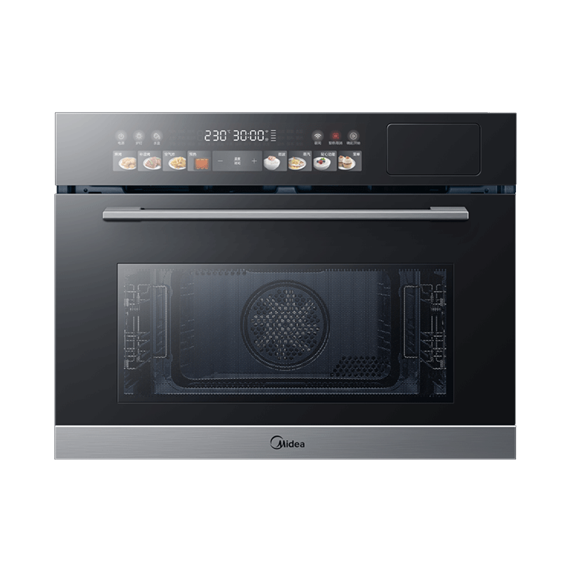 美的(Midea)嵌入式微波蒸烤炸4合1珐琅搪瓷内胆过热水蒸气冷凝系统智能炫彩屏控制智能操控 BG5010W 彩屏触控