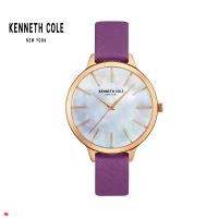 凯尼斯柯尔,Kenneth Cole欧美品牌女士石英表时尚简约贝母表盘KC皮带女表防水腕表KC15056002