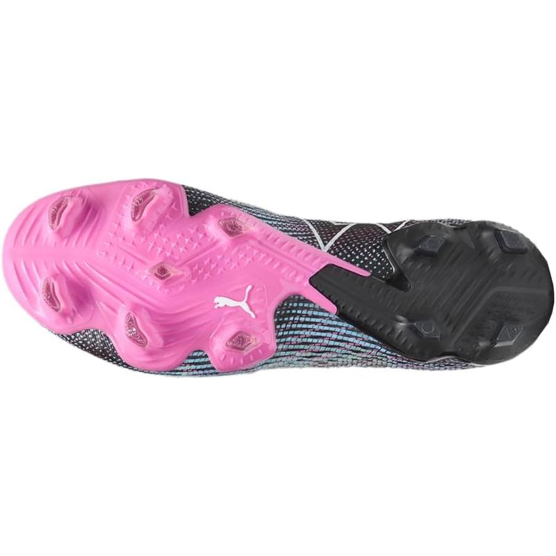 彪马(Puma)女士足球鞋轻便灵活高弹针织鞋面专业运动战靴黑高清大图