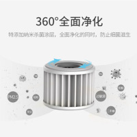 呼博士(BRI) Woobi Plus口面罩防飞沫防细菌防雾霾粉尘颗粒四重过滤可水洗过滤器头戴式口罩 优雅白色