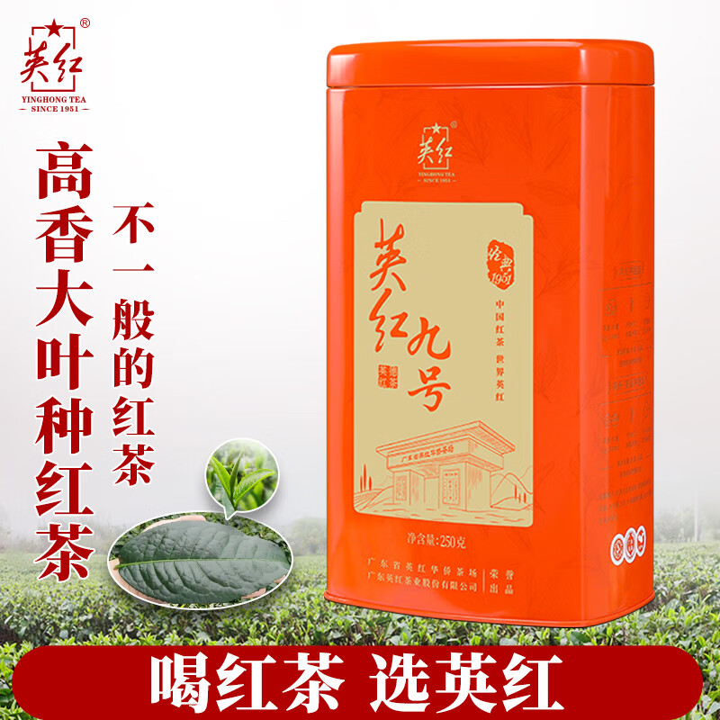 英红 英红九号 英德红茶(经典·英红九号) 1951经典罐浓香型功夫茶叶 250g*1罐(单位:罐)高清大图