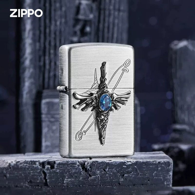 ZIPPO之宝 打火机 守护双子套装 LZE-0748-C01 煤油防风打火机